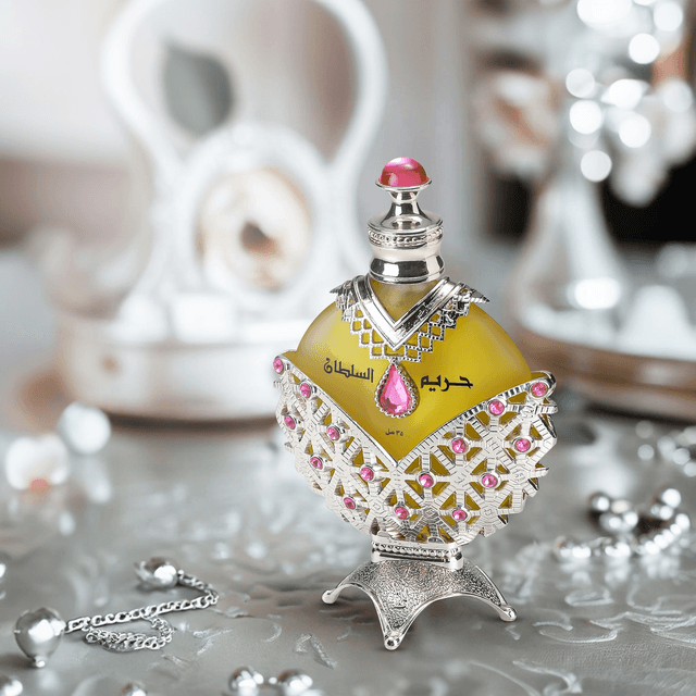 Khadlaj Hareem Al Sultan Silver - Perfume em óleo 35ml (Feminino)