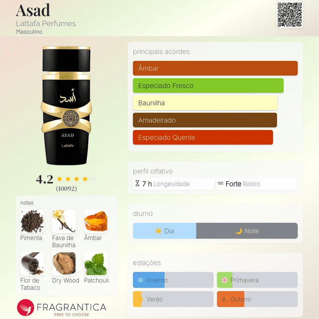 Lattafa Asad - EDP 100ml (Masculino)