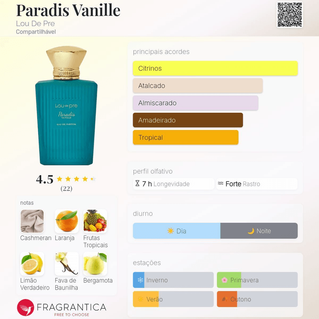 Lou de Pre Paradis Vanille - EDP 100ml (Feminino)