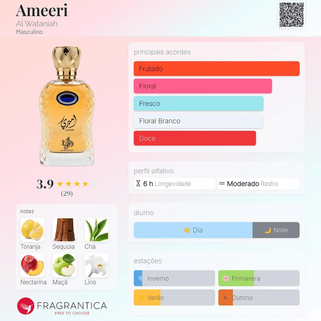 Al Wataniah Ameeri - EDP 100ml (Masculino)